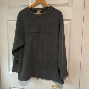 Columbia grey fleece size medium